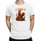 F-CAW-F Halloween Adult Kids T-Shirt Funny Chicken Tee