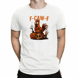 F-CAW-F Halloween Adult Kids T-Shirt Funny Chicken Tee