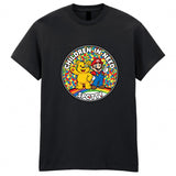 Pudsey Bear Mario Kids T-Shirt Spotty Day School Tee