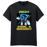 Game T-shirt Funny 6 7 Teen Unisex Kids Tee Steal a Brainrot Xmas