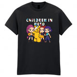 Pudsey Bear Adult Kids T-Shirt K-pop Dancing Girls Huntrix Spotty Tee