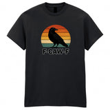F-CAW-F Raven Adult Kids T-Shirt Halloween Horror Tee