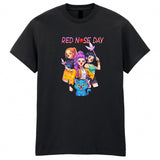K-Pop Red Nose Day T-Shirt Comic Relief Shirt Nose Day Lovers Shirt Gift Kpop Lovers Unisex Adults And Kids Tee Top