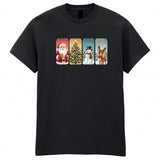 Christmas Santa Tree Adult Kids T-Shirt Snow Grinch Reindeer Xmas Tee