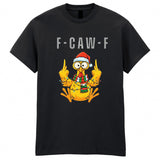 Sarcastic Christmas F-Caw-F Adult Kids T-Shirt Xmas Funny Tee