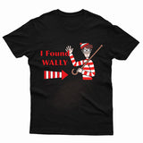 I Found Wally T-Shirt Where's Wally Funny Book Day Children Costume Adult Tee