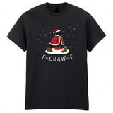 F-CRAW-F Christmas Adult Kids T-Shirt Funny Xmas Tee