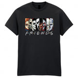 Friends Halloween Adult Kids T-Shirt Horror Scary Face Tee
