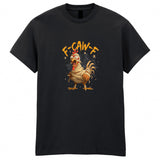 F-CAW-F Halloween Adult Kids T-Shirt Zombie Chick Tee