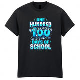 100 Days of School Girls Boys T-Shirt Number Day Maths Cute 100th Kids Tee