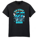 Italian Brainrot Gaming Adult Kids T-Shirt Six Seven 6 7 Funny Meme Tee