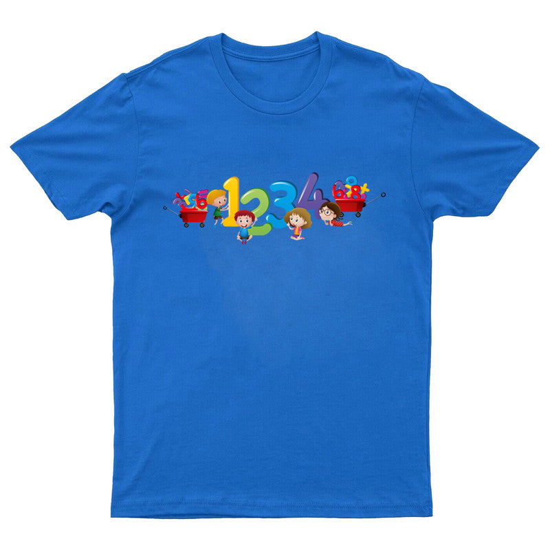 T-shirt Numbers Day Simboli Matematici - 100% Cotone Per Bambini E Ragazzi #T501