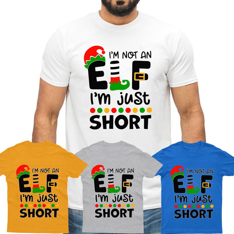 Christmas T-Shirt Funny Elf Xmas Party Unisex Tee Top - TheMonkeyTees