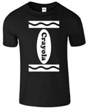 Crayon T-Shirt World Book Day Kids Tshirt Funny Children School Costume - TheMonkeyTees