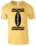 Crayon T-Shirt World Book Day Kids Tshirt Funny Children School Costume - TheMonkeyTees