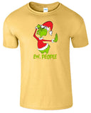 Funny Ew People Grinch T-Shirt Christmas Mens Kids Boys Sarcastic Tee Xmas Gift - TheMonkeyTees