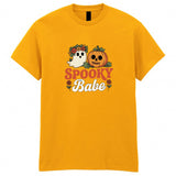 Halloween Spooky Babe Adult Kids T-Shirt Scary Tee