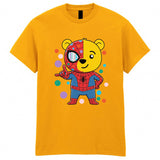 Pudsey Bear Spider-Man Kids T-Shirt Spotty Day Children In Need Tee