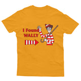 I Found Wally T-Shirt Where's Wally Funny Book Day Children Costume Adult Tee