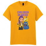 Pudsey Bear K-Pop Demon Cat Unisex Kids T-Shirt Spotty Day Tee