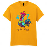 F-CAW-F Chicken Six Seven Meme Adult Kids T-Shirt Funny Xmas 6 7 Tee