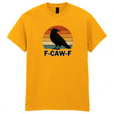 F-CAW-F Raven Adult Kids T-Shirt Halloween Horror Tee