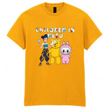 Pudsey Bear Kids T-Shirt Labubu Doll K-POP Demon Huntrix Spotty Tee