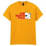 The North Polar Bear Adult Kids T-Shirt Christmas Xmas Santa Tee