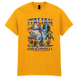Italian Brainroot Christmas Adult Kids T-shirt Gaming 2025 Meme Tee