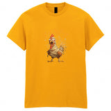 F-CAW-F Halloween Adult Kids T-Shirt Zombie Chick Tee