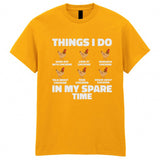 Things I Do In My Spare Time Chicken Adult Kids T-Shirt Farm Chicken