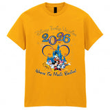 Disneyland Paris Adult Kids T-Shirt Family Trip 2026 Tee