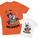 Halloween Mickey Kids Tshirt Funny Witch Scary Disneyland Horror Unisex Gift Tee - TheMonkeyTees