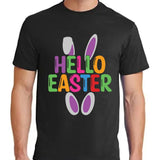Happy Easter Adult Kids T-Shirt Bunny Tee - TheMonkeyTees