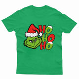 Ho Ho No Grinch Xmas Tshirt - TheMonkeyTees