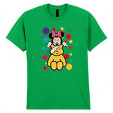 Pudsey Bear Minnie Unisex Kids T-Shirt Spotty Day Children Tee