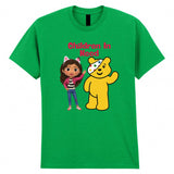 Pudsey Bear Gabbys Doll Adult Kids T-Shirt Spotty Day Tee