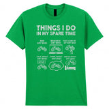 Funny Dirt Bike Adult Kids T-Shirt Things I Do In My Spare Time Bike Lover