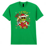 Grinch Meme Six Seven Adult Kids T-Shirt Christmas Xmas Funny Tee