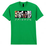 Friends Halloween Adult Kids T-Shirt Horror Scary Face Tee