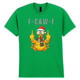Sarcastic Christmas F-Caw-F Adult Kids T-Shirt Xmas Funny Tee