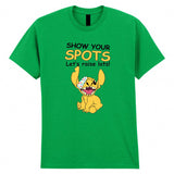 Pudsey Bear Lilo Stitch Girls Boys T-Shirt Spotty Day Kids Tee