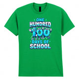 100 Days of School Girls Boys T-Shirt Number Day Maths Cute 100th Kids Tee