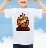Lava Chicken Funny Gaming Adults Kids Printed Tshirt - TheMonkeyTees