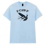F-CAW-F Raven Mens T-Shirt Funny Gothic Crow Halloween Top