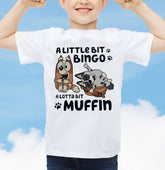 Little Bingo Lot Of Muffin Adult Kids T-Shirt Bluey Inspired Tshirt - TheMonkeyTees