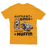 Little Bingo Lot Of Muffin Adult Kids T-Shirt Bluey Inspired Tshirt - TheMonkeyTees