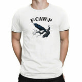 F-CAW-F Raven Mens T-Shirt Funny Gothic Crow Halloween Top
