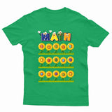Maths Number Day Adult Kids Funny T-Shirt School Symbols Event 2025 Tee - TheMonkeyTees