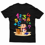 Maths Symbols Number Day Kids T-Shirt Children School Maths Day Costume Tee Top - TheMonkeyTees